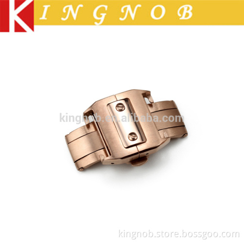 18mm 21mm Stainless Steel Deployant Clasp Buckle Rose Gold Watch clasp watch deployment clasp